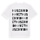 Husen vid havet ordlek t-shirt