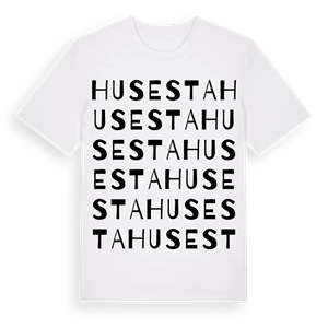 Husesta ordlek t-shirt – ekologisk bomull t-shirt från Pinshirt