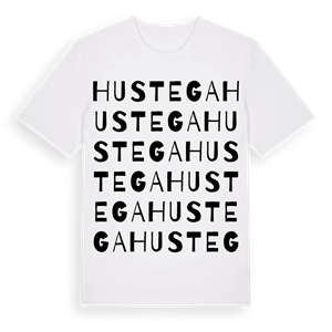 Hustega ordlek t-shirt – ekologisk bomull t-shirt från Pinshirt
