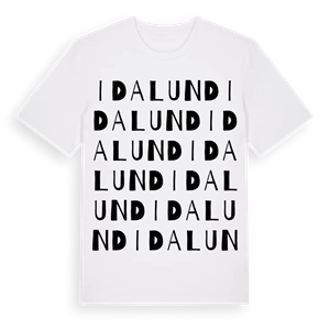 Idalund ordlek t-shirt – ekologisk bomull t-shirt från Pinshirt