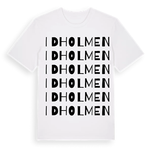 Idholmen ordlek t-shirt – ekologisk bomull t-shirt från Pinshirt