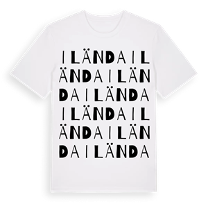 Ilända ordlek t-shirt – ekologisk bomull t-shirt från Pinshirt