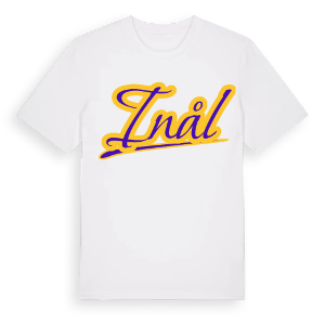 Inål baseball t-shirt – ekologisk bomull t-shirt från Pinshirt