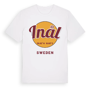 Inål cirkel t-shirt – ekologisk bomull t-shirt från Pinshirt
