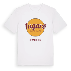 Ingarö cirkel t-shirt – ekologisk bomull t-shirt från Pinshirt