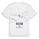 Insjön karta t-shirt