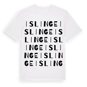 Islinge ordlek t-shirt – ekologisk bomull t-shirt från Pinshirt