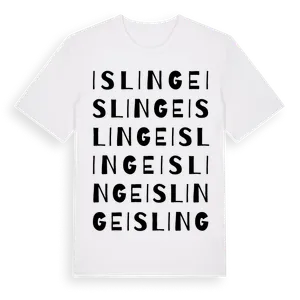 Islinge ordlek t-shirt – ekologisk bomull t-shirt från Pinshirt