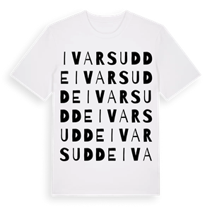 Ivarsudde ordlek t-shirt – ekologisk bomull t-shirt från Pinshirt