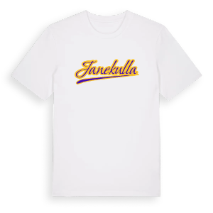 Janekulla baseball t-shirt – ekologisk bomull t-shirt från Pinshirt