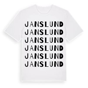 Janslund ordlek t-shirt – ekologisk bomull t-shirt från Pinshirt