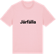 Pink Cotton t-shirt med Järfälla fetstil t-shirt