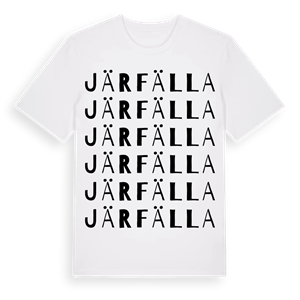 Järfälla ordlek t-shirt – ekologisk bomull t-shirt från Pinshirt