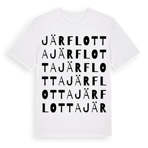 Järflotta ordlek t-shirt – ekologisk bomull t-shirt från Pinshirt