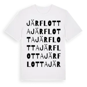 Järflotta ordlek t-shirt – ekologisk bomull t-shirt från Pinshirt
