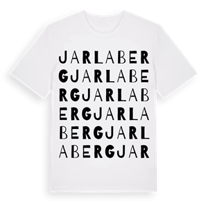 Jarlaberg ordlek t-shirt – ekologisk bomull t-shirt från Pinshirt