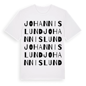 Johannislund ordlek t-shirt – ekologisk bomull t-shirt från Pinshirt