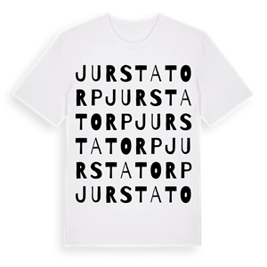Jurstatorp ordlek t-shirt – ekologisk bomull t-shirt från Pinshirt