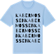 Blue Soul t-shirt med Kabermossen ordlek t-shirt