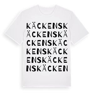 Käckens ordlek t-shirt – ekologisk bomull t-shirt från Pinshirt