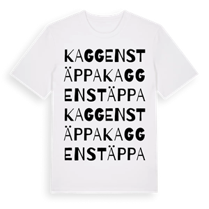Kaggens täppa ordlek t-shirt – ekologisk bomull t-shirt från Pinshirt