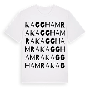 Kagghamra ordlek t-shirt – ekologisk bomull t-shirt från Pinshirt
