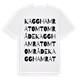 Kagghamra tomtområde ordlek t-shirt