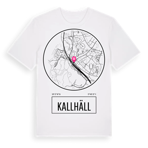Kallhäll t-shirt – ekologisk bomull t-shirt från Pinshirt