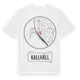 White t-shirt med Kallhäll t-shirt