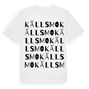 Källsmo ordlek t-shirt – ekologisk bomull t-shirt från Pinshirt