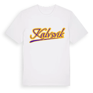 Kalvsvik baseball t-shirt – ekologisk bomull t-shirt från Pinshirt