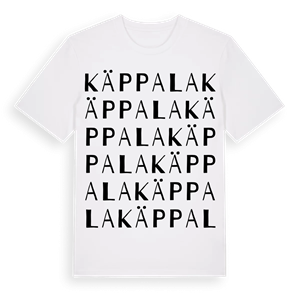 Käppala ordlek t-shirt – ekologisk bomull t-shirt från Pinshirt