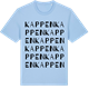 Blue Soul t-shirt med Kappen ordlek t-shirt