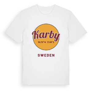Karby cirkel t-shirt – ekologisk bomull t-shirt från Pinshirt