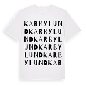 Karbylund ordlek t-shirt – ekologisk bomull t-shirt från Pinshirt