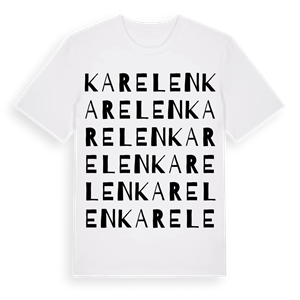 Karelen ordlek t-shirt – ekologisk bomull t-shirt från Pinshirt