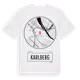 White t-shirt med Karlberg t-shirt