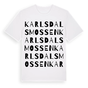 Karlsdalsmossen ordlek t-shirt – ekologisk bomull t-shirt från Pinshirt