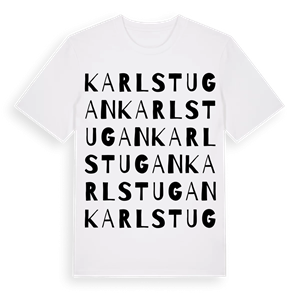 Karlstugan ordlek t-shirt – ekologisk bomull t-shirt från Pinshirt