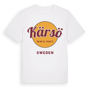 Kärsö cirkel t-shirt – ekologisk bomull t-shirt från Pinshirt