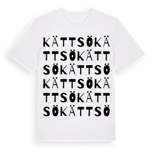 Kättsö ordlek t-shirt – ekologisk bomull t-shirt från Pinshirt