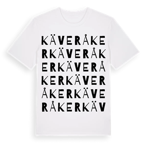 Käveråker ordlek t-shirt – ekologisk bomull t-shirt från Pinshirt