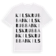 Kilskrubban ordlek t-shirt