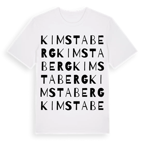 Kimstaberg ordlek t-shirt – ekologisk bomull t-shirt från Pinshirt