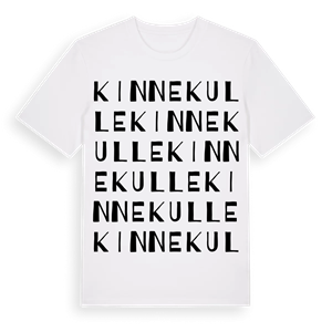Kinnekulle ordlek t-shirt – ekologisk bomull t-shirt från Pinshirt