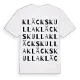 Kläckskulla ordlek t-shirt