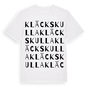 Kläckskulla ordlek t-shirt – ekologisk bomull t-shirt från Pinshirt
