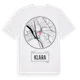 White t-shirt med Klara t-shirt