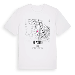 Klasro karta t-shirt – ekologisk bomull t-shirt från Pinshirt