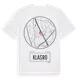 White t-shirt med Klasro t-shirt
